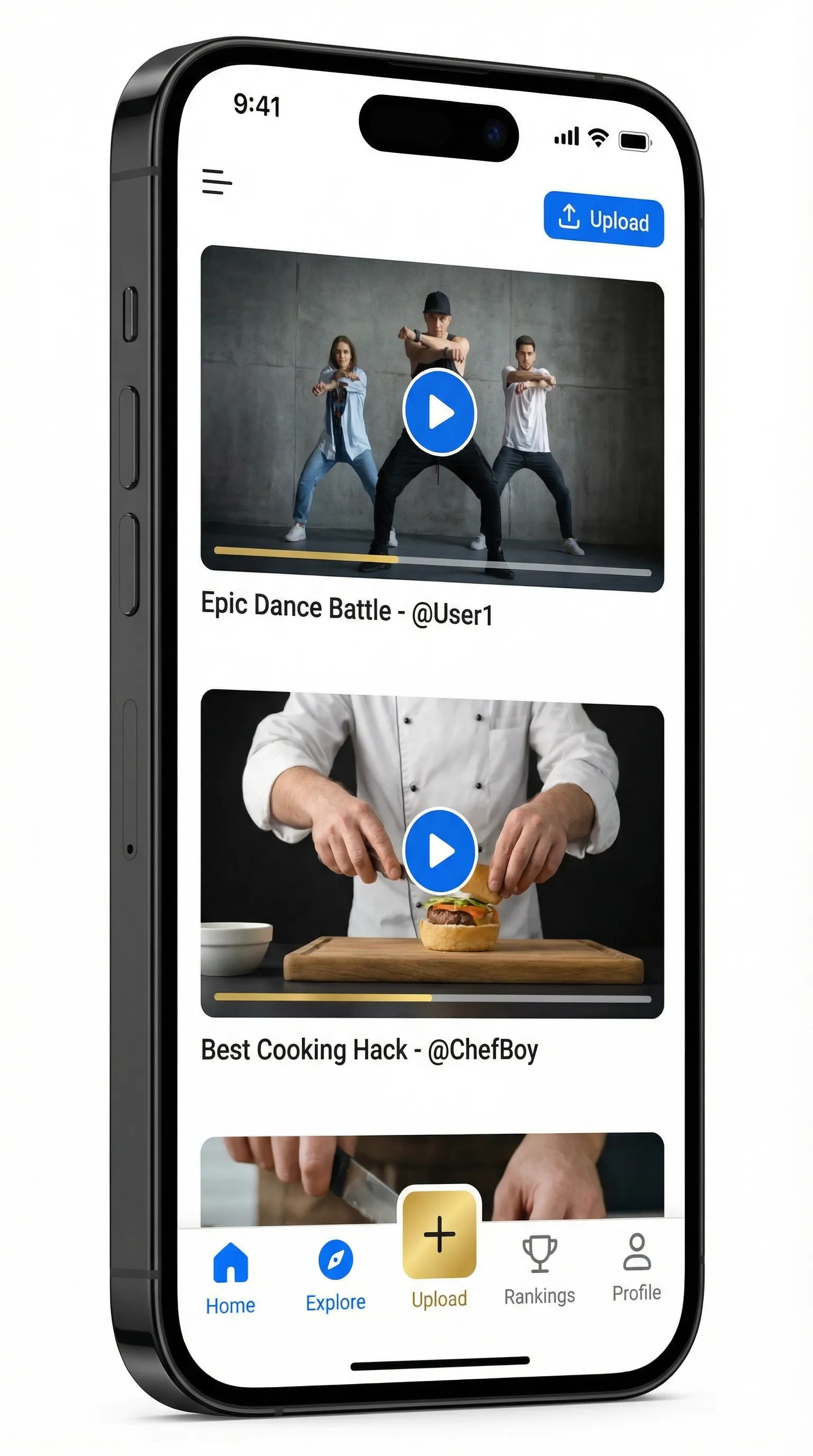 每日大赛APP界面展示